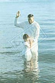 Baptism in lake