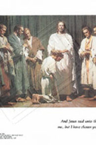 Jesus ordains his apostles